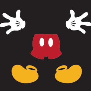 Disney Mickey Mouse Body Playstation 3 & PS3 Skin